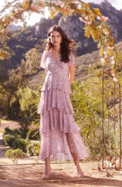 Tayla Floral Tiered Midi Dress 11 Tayla Floral Tiered Midi Dress -Larana Style Shop 23 01 19 ASTR WEDDING40811 scaled