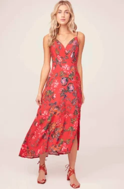 Catya Floral Midi Dress