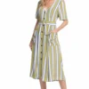 Scout Striped Midi Dress