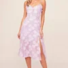 Elaina Floral Midi Dress