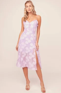 Elaina Floral Midi Dress