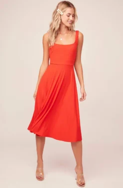 Faith Midi Dress -Larana Style Shop ACDR100253 BRIGHT RED 2AA 218ac647 94ba 401d 8a8f b4c3341e75f4 scaled