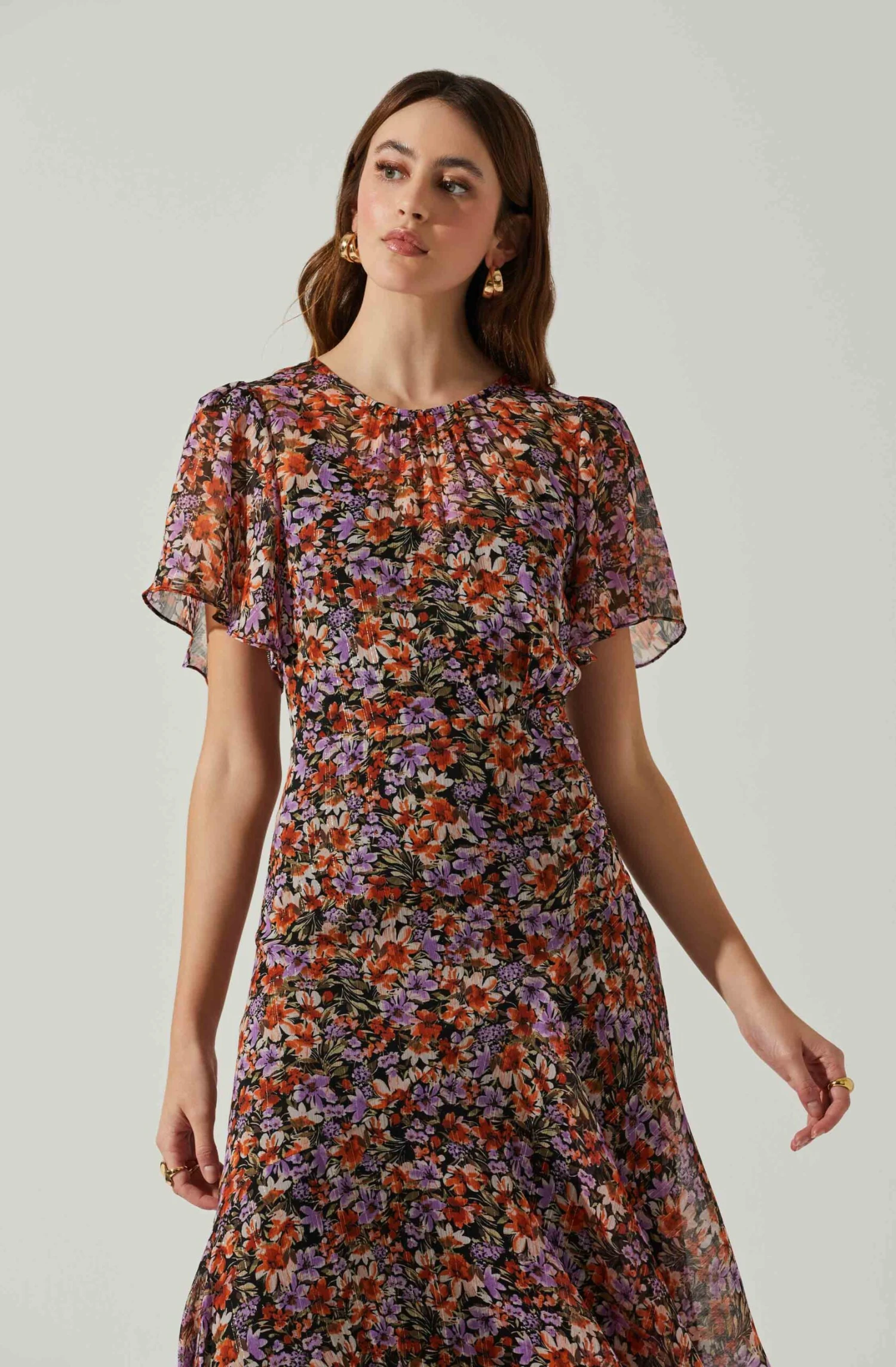 Mirella Floral Midi Dress 4 Mirella Floral Midi Dress - Image 4