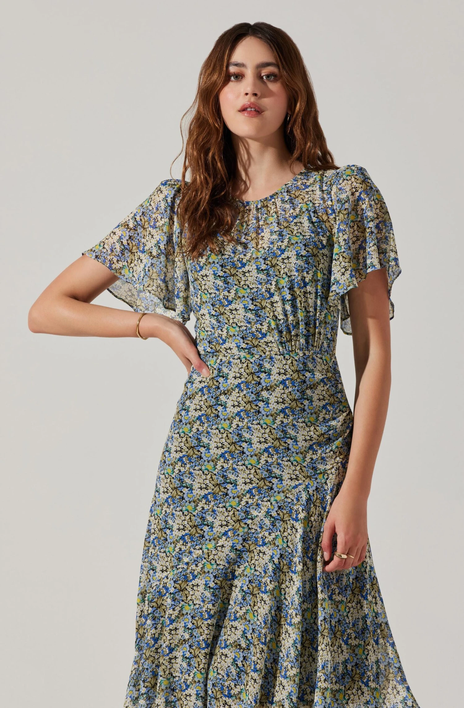 Mirella Floral Midi Dress 8 Mirella Floral Midi Dress - Image 8