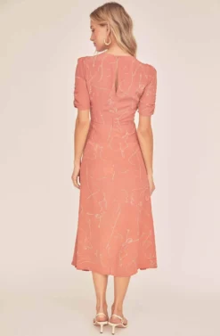 Cher Sketch Midi Dress -Larana Style Shop ACDR100481 CLAY BALLET SKETCH 4A scaled