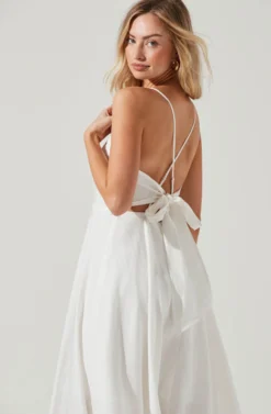 Ambrosia Midi Dress -Larana Style Shop ACDR100490 WHITE 0402 scaled