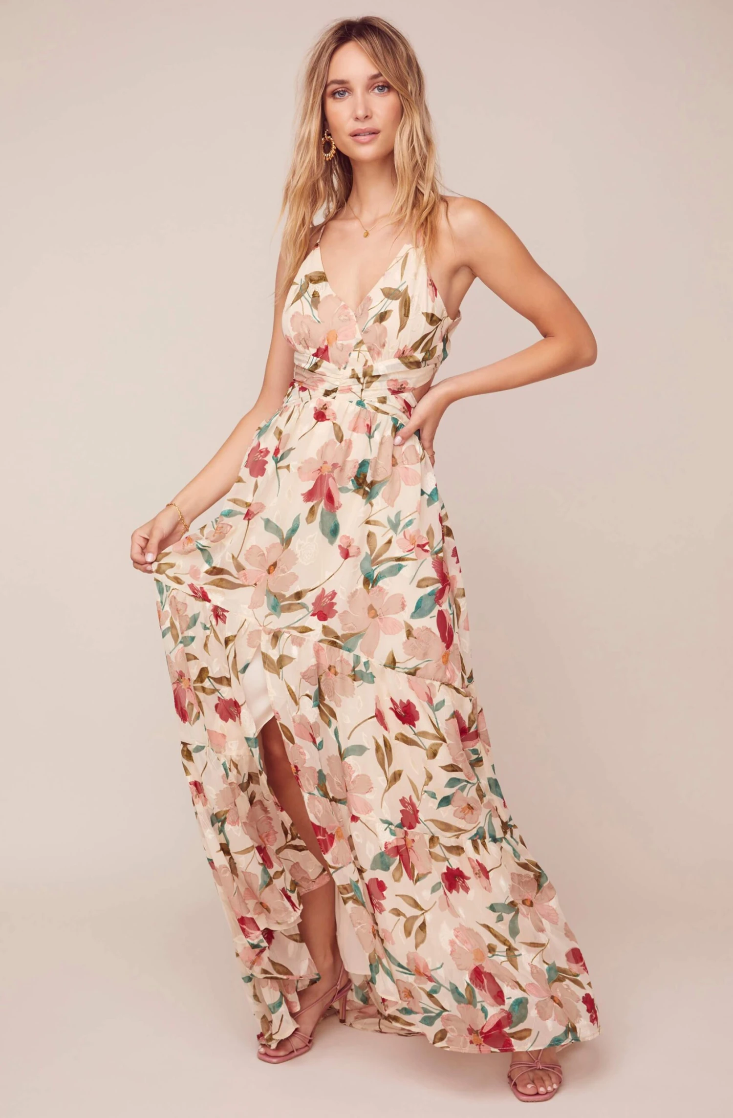 Frolic Floral Maxi Dress 1 Frolic Floral Maxi Dress