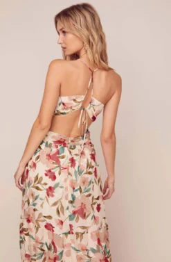 Frolic Floral Maxi Dress 11 Frolic Floral Maxi Dress -Larana Style Shop ACDR100504 CREAM RUBY FLORAL 6 scaled