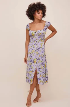 Bonjour Floral Midi Dress