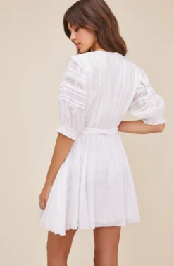 Remedy Puff Sleeve Dress -Larana Style Shop ACDR100567 WHITE 6 scaled