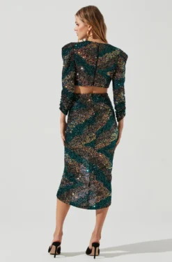 Jayla Sequin Cutout Dress -Larana Style Shop ACDR100768 SEQUINSUNSET 0809 scaled