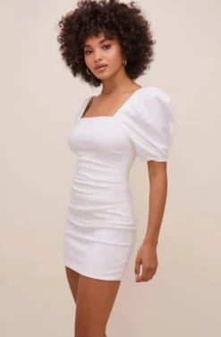 Winslow Puff Sleeve Mini Dress 17 Winslow Puff Sleeve Mini Dress -Larana Style Shop ACDR100866 OFFWHITE 3 scaled