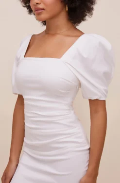 Winslow Puff Sleeve Mini Dress 20 Winslow Puff Sleeve Mini Dress -Larana Style Shop ACDR100866 OFFWHITE 4 scaled