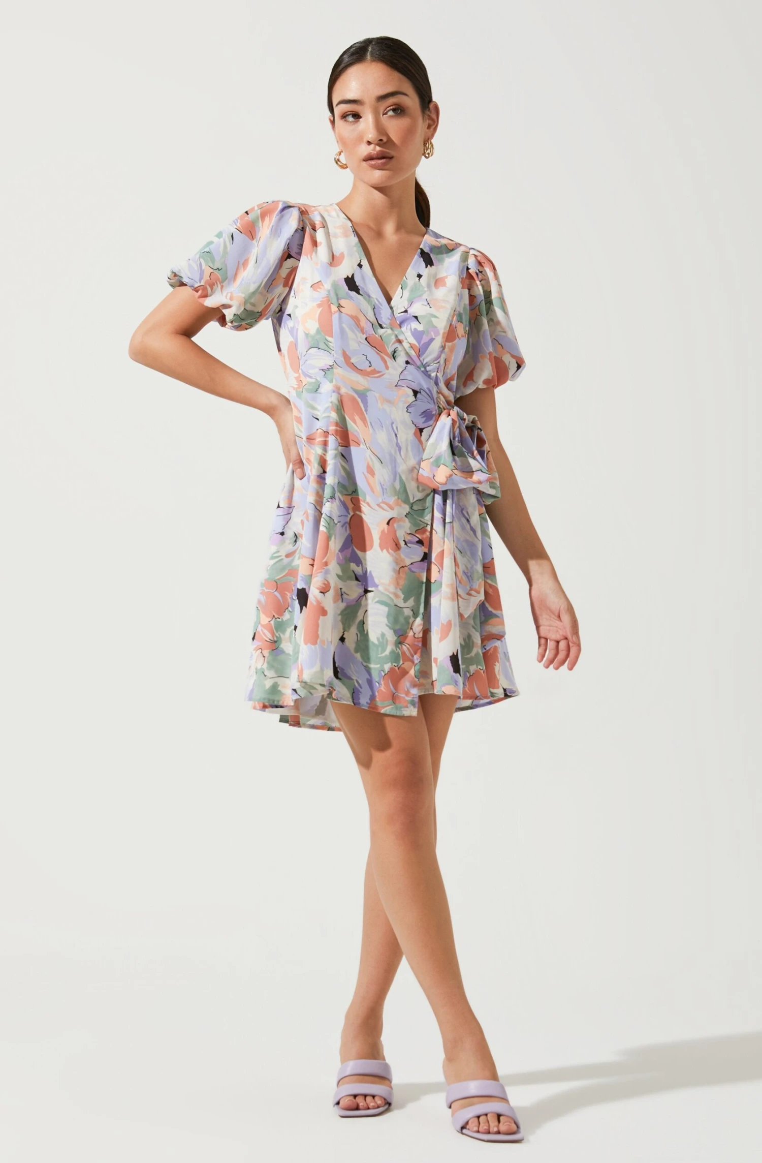 Roxie Floral Wrap Dress 1 Roxie Floral Wrap Dress