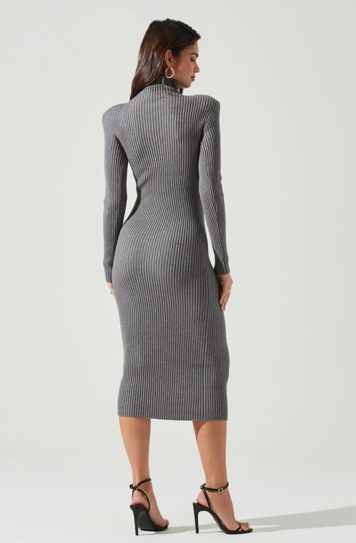 Abilene Long Sleeve Turtleneck Midi Sweater Dress 16 Abilene Long Sleeve Turtleneck Midi Sweater Dress - Image 16