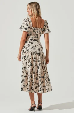 Baldwin Floral Print Puff Sleeve Midi Dress 7 Baldwin Floral Print Puff Sleeve Midi Dress -Larana Style Shop ACDR101053B BLACKCREAMFLORAL 3 bc91772f 3b97 4c33 8632 713beec7aa41 scaled