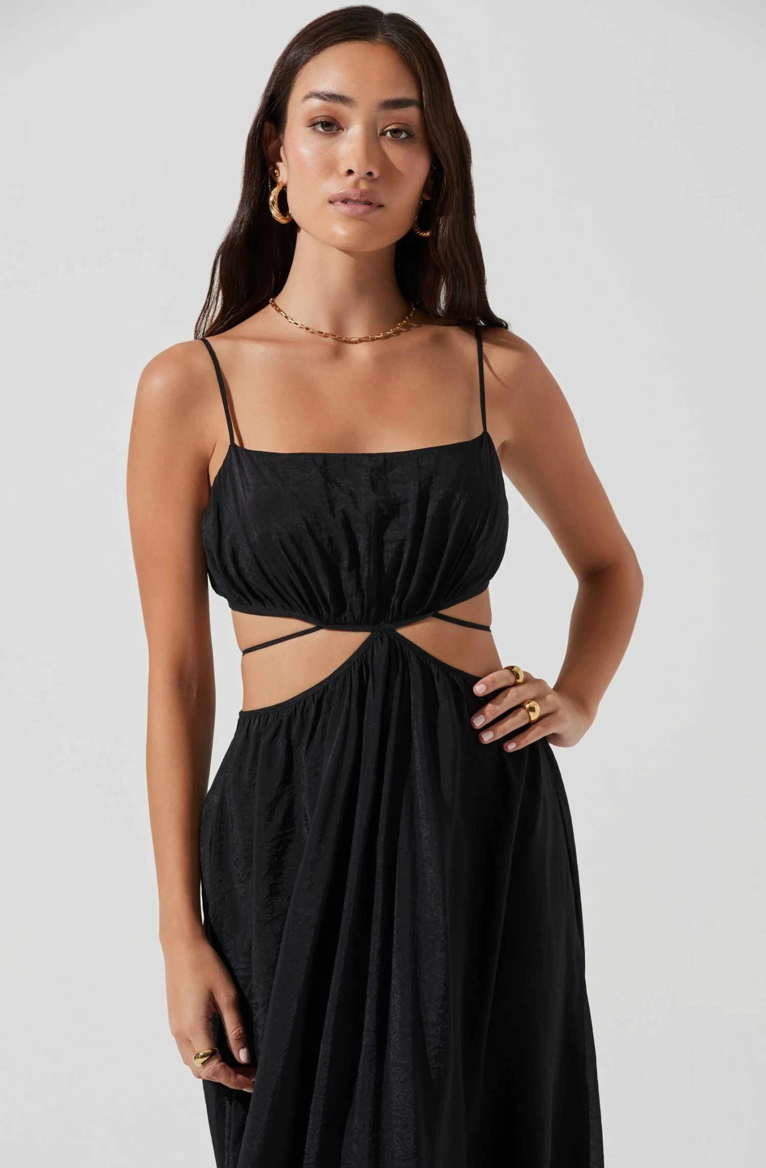 Sanger Cutout Midi Dress 2 Sanger Cutout Midi Dress - Image 2