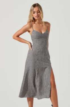 Figueroa Gingham Midi Dress 9 Figueroa Gingham Midi Dress -Larana Style Shop ACDR101147 NAVYWHITEGINGHAM 2 scaled