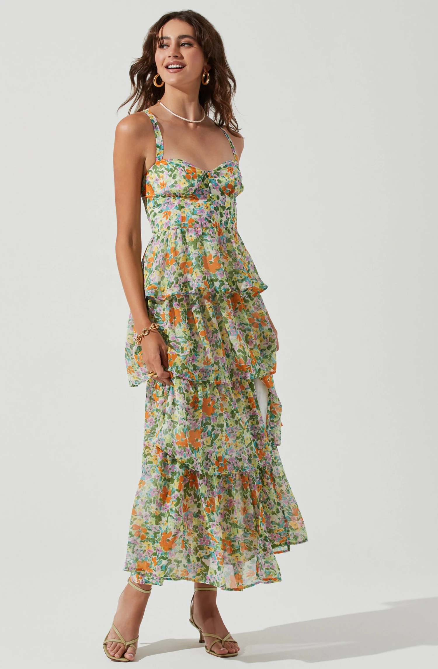 Midsummer Floral Tiered Maxi Dress 15 Midsummer Floral Tiered Maxi Dress - Image 15