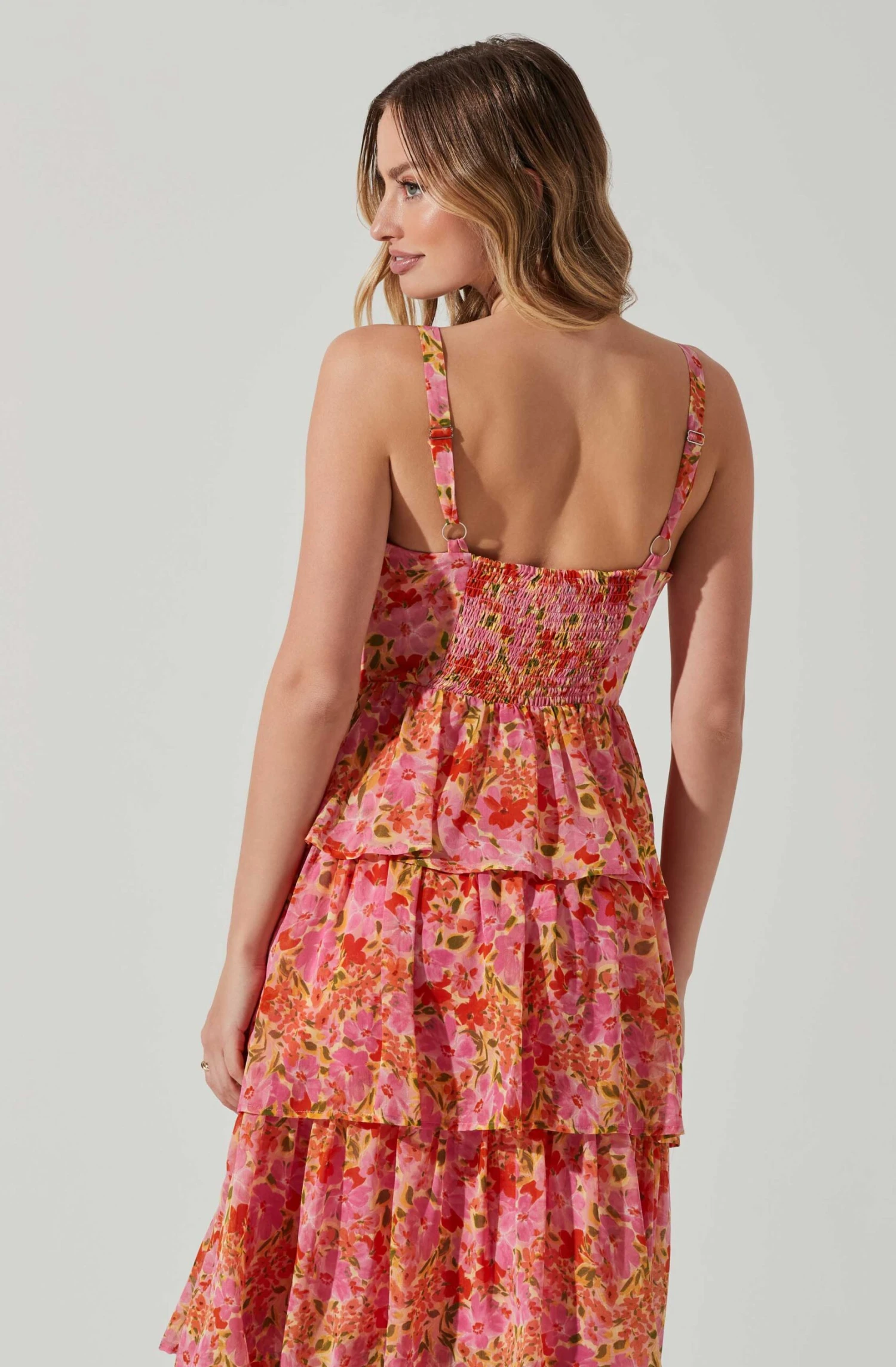 Midsummer Floral Tiered Maxi Dress 5 Midsummer Floral Tiered Maxi Dress - Image 5