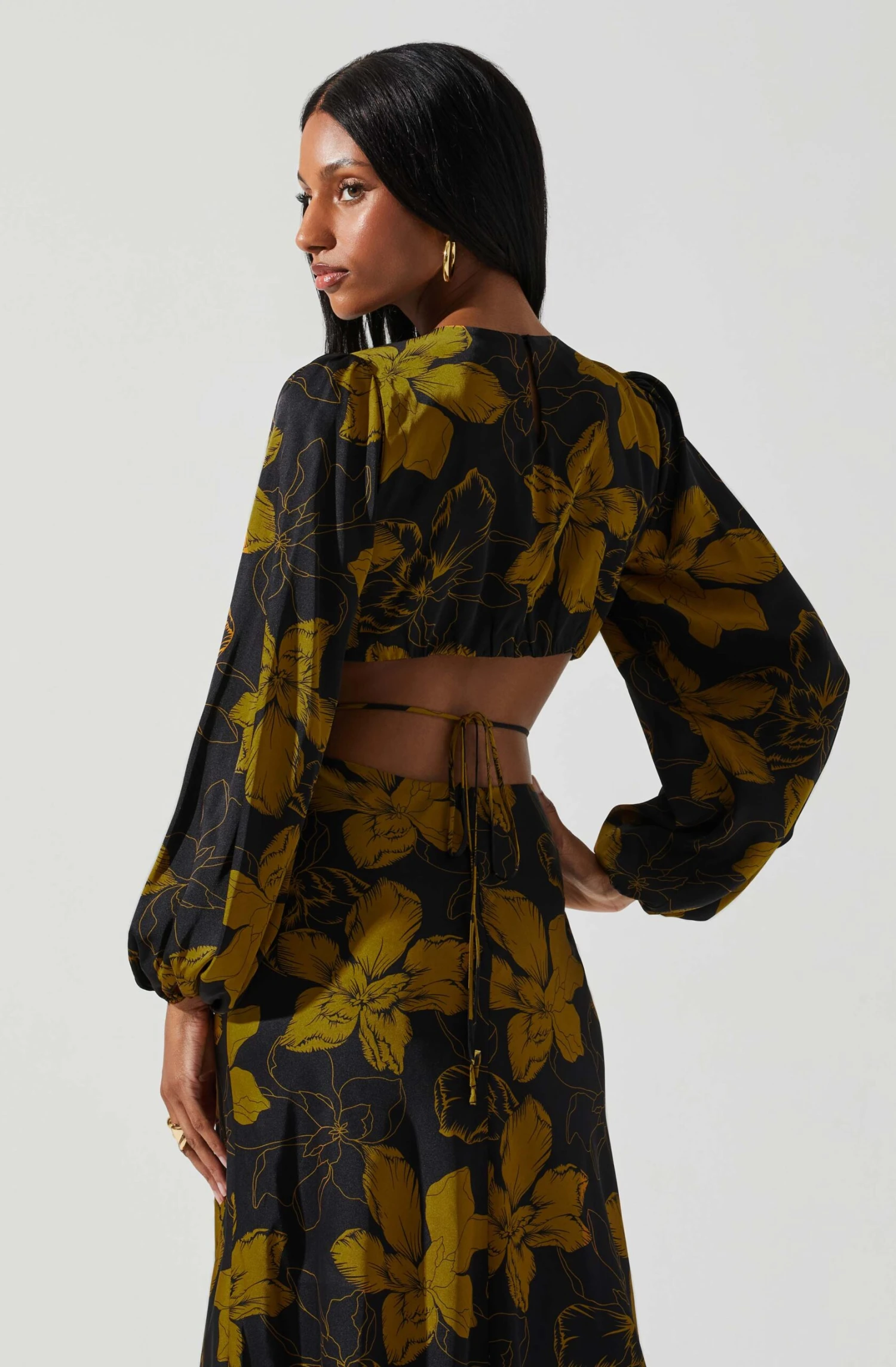 Quinn Floral Cutout Midi Dress 5 Quinn Floral Cutout Midi Dress - Image 5