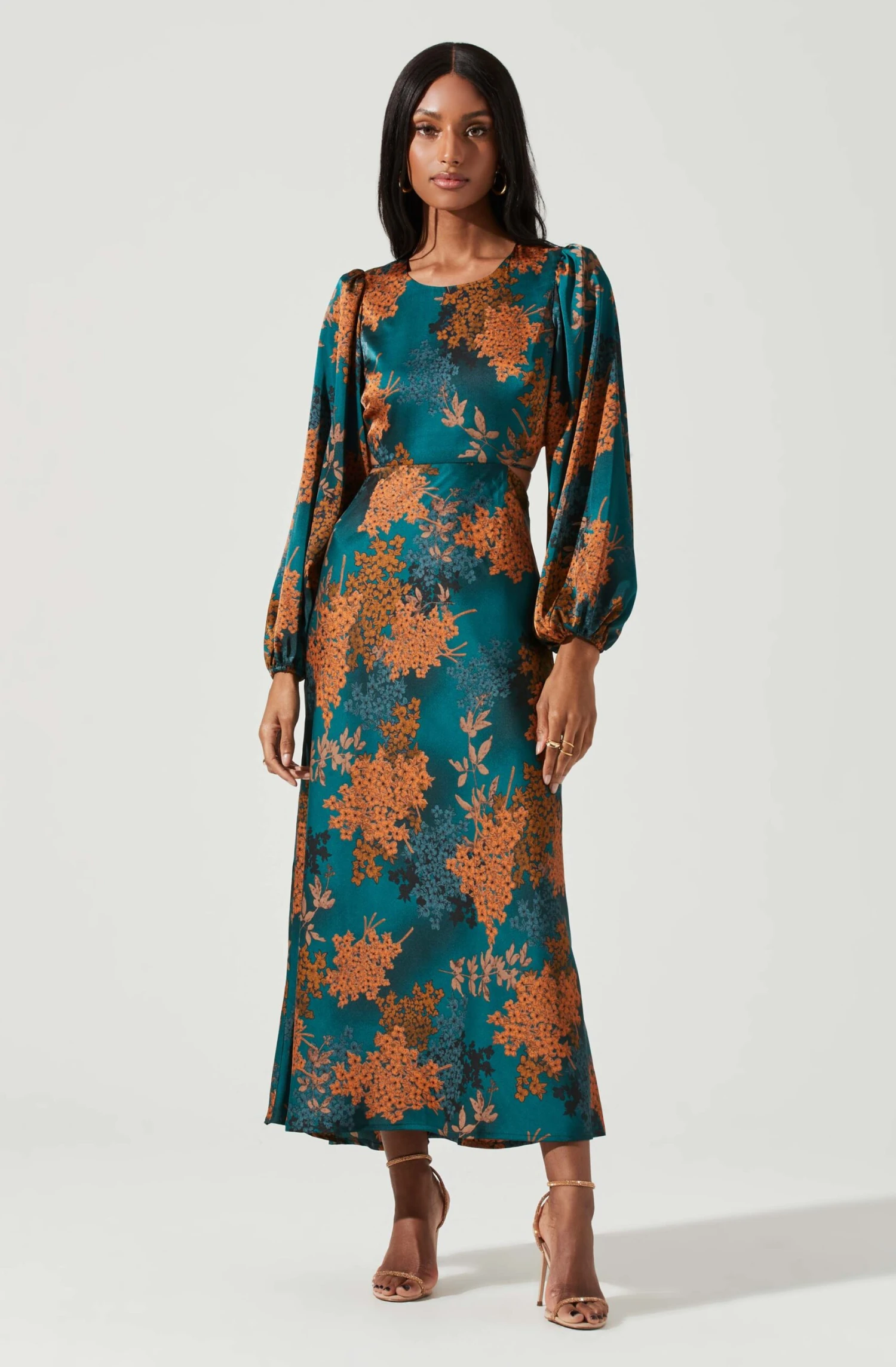 Quinn Floral Cutout Midi Dress 7 Quinn Floral Cutout Midi Dress - Image 7