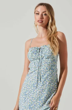 Maritza Floral Smocked Midi Dress -Larana Style Shop ACDR101529 BLUEMULTI 2 scaled