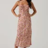 Maritza Floral Smocked Midi Dress