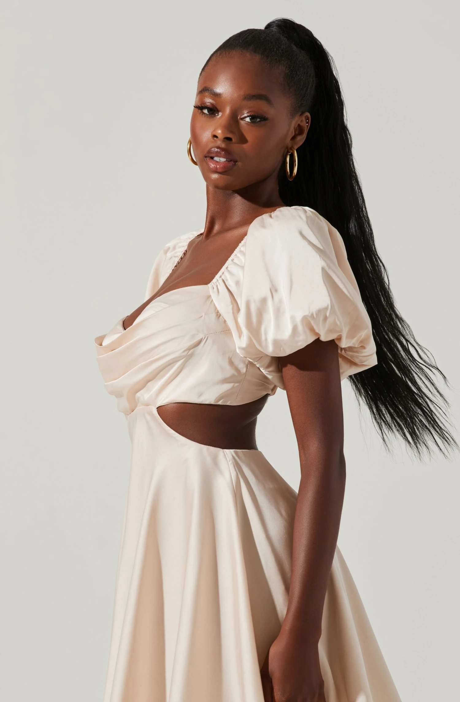 Clarita Cutout Puff Sleeve Mini Dress 11 Clarita Cutout Puff Sleeve Mini Dress - Image 11