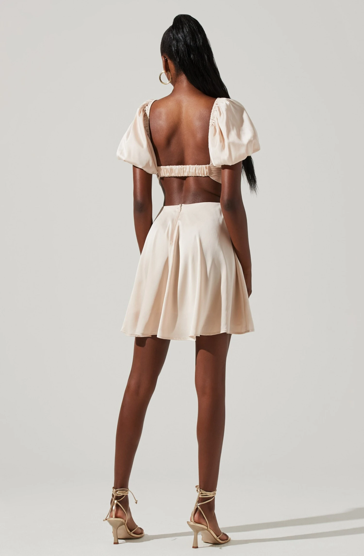 Clarita Cutout Puff Sleeve Mini Dress 13 Clarita Cutout Puff Sleeve Mini Dress - Image 13