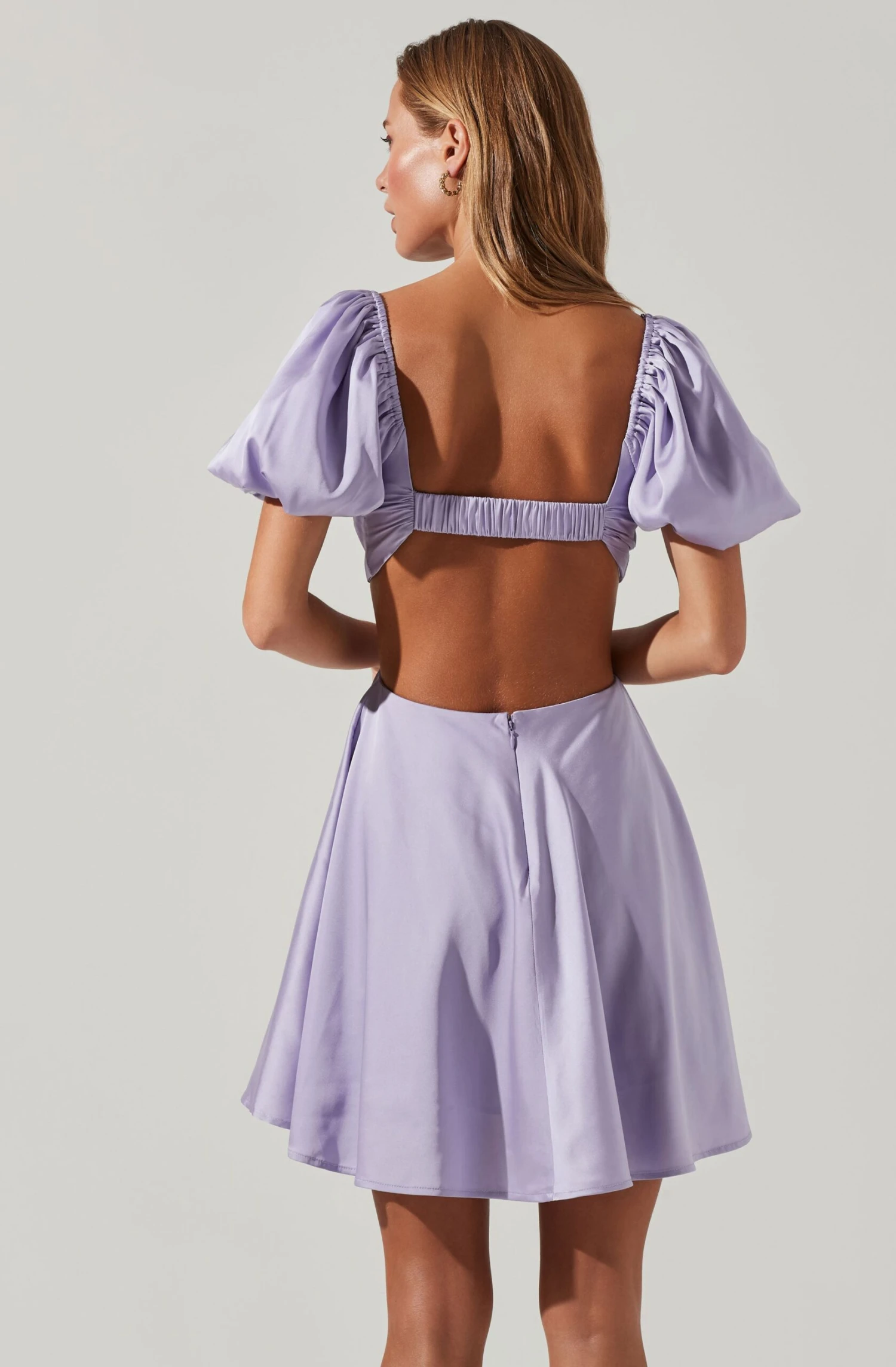 Clarita Cutout Puff Sleeve Mini Dress 7 Clarita Cutout Puff Sleeve Mini Dress - Image 7