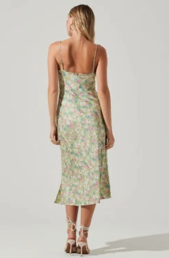 Florentina Floral Midi Dress 21 Florentina Floral Midi Dress -Larana Style Shop ACDR101584 LIMEPINKFLORAL 6 scaled