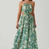 Sivana Halter Neck Floral Maxi Dress