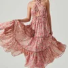 Jaidee Floral Tiered Maxi Dress