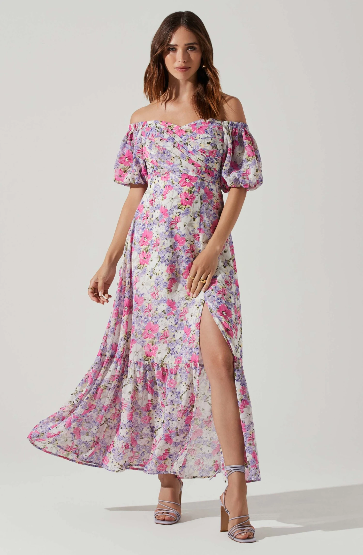 Valora Off Shoulder Floral Maxi Dress 1 Valora Off Shoulder Floral Maxi Dress