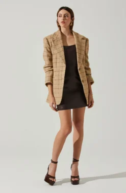 Carmen Strapless Faux Leather Mini Dress 21 Carmen Strapless Faux Leather Mini Dress -Larana Style Shop ACDR101787L DARKBROWN 2 scaled