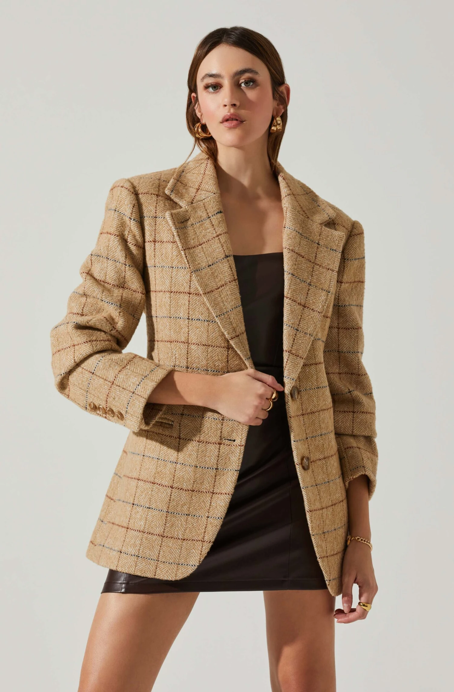 Carmen Strapless Faux Leather Mini Dress 8 Carmen Strapless Faux Leather Mini Dress - Image 8