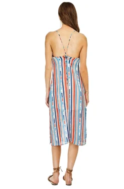 Rowan Dress -Larana Style Shop ACDR95085 GEO MULTI STRIPE 03 scaled