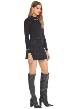 Cece Skort -Larana Style Shop ACP7012 BLACK OUT 02 scaled