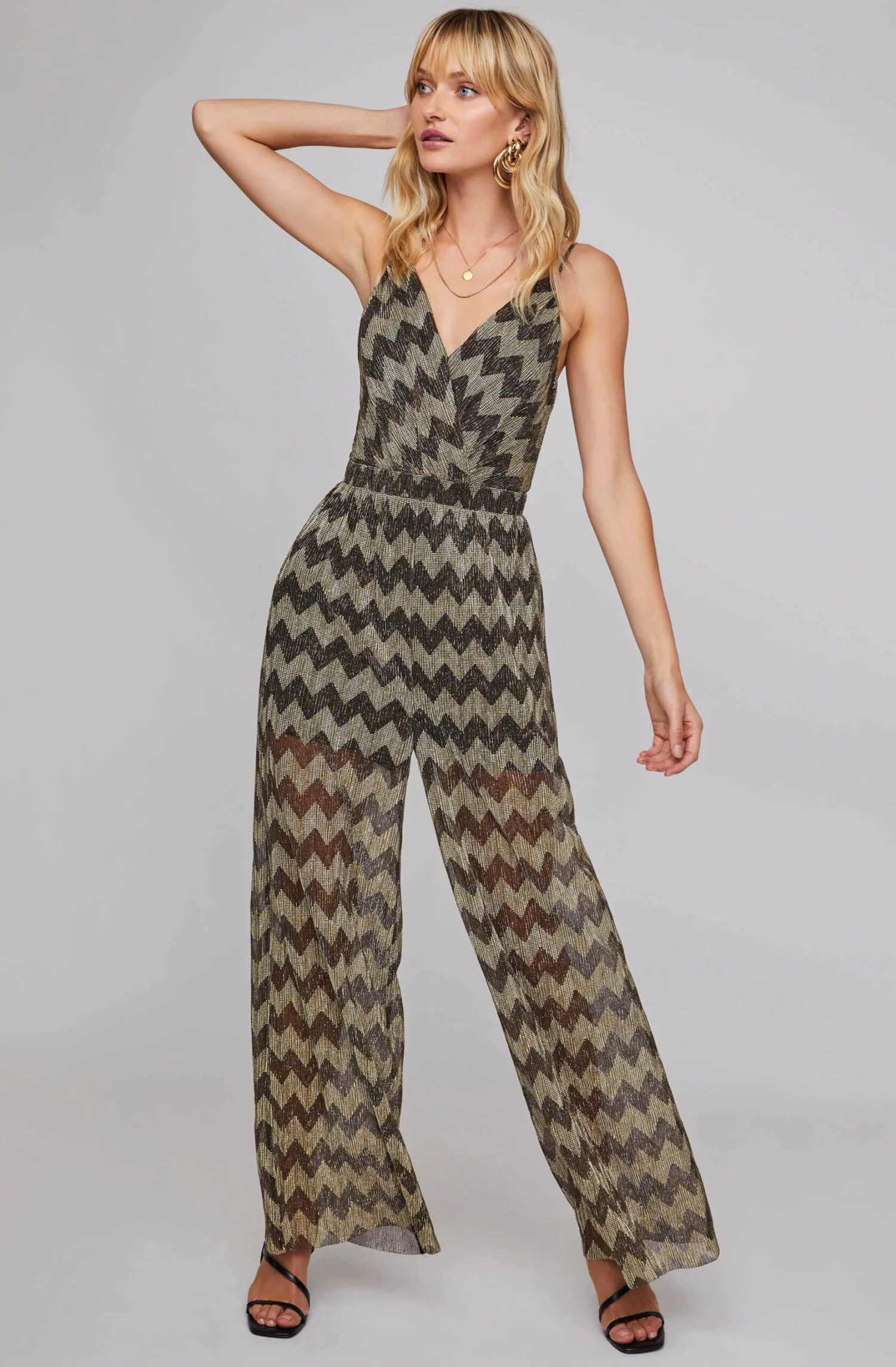 Phoebe Chevron Jumpsuit 3 Phoebe Chevron Jumpsuit - Image 3