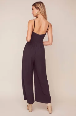 Cicley Wide Leg Jumpsuit -Larana Style Shop ACP7111 BLACK 2 scaled