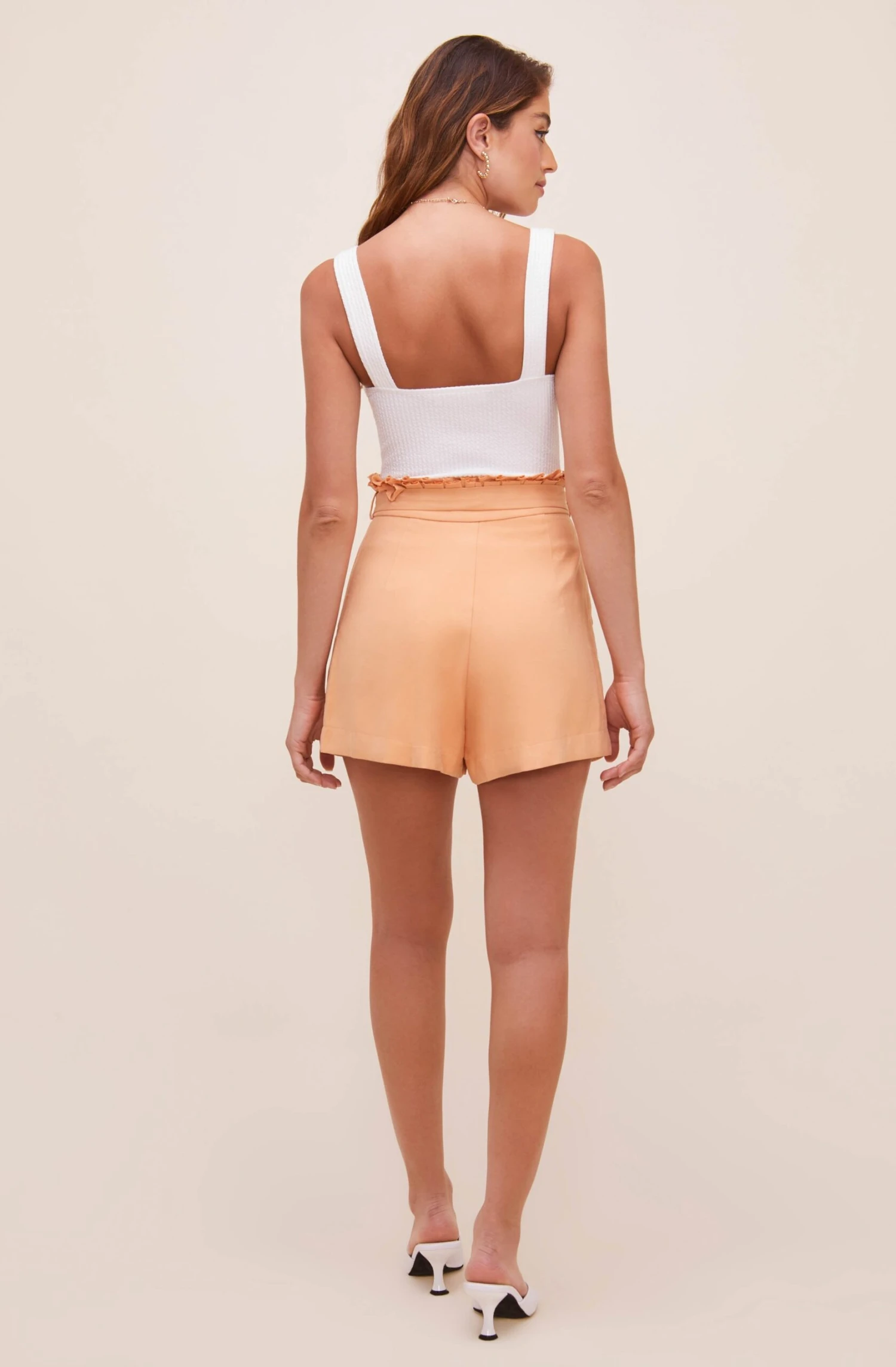 Pacific Pleated Tie Waist Shorts 2 Pacific Pleated Tie Waist Shorts - Image 2