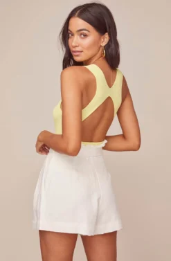 Pacific Pleated Shorts -Larana Style Shop ACP7113 WHITE 4 scaled