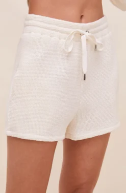 All Tied Up Sweatshorts -Larana Style Shop ACP7206 IVORY 4 scaled