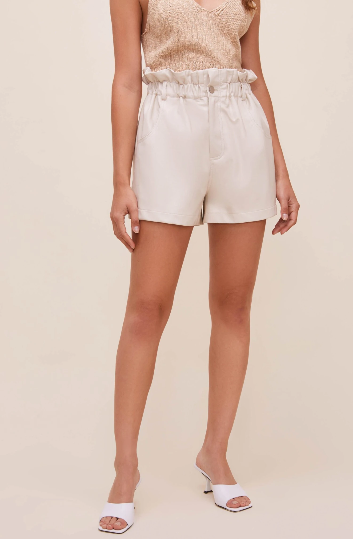 Petunia Faux Leather Shorts 4 Petunia Faux Leather Shorts - Image 4