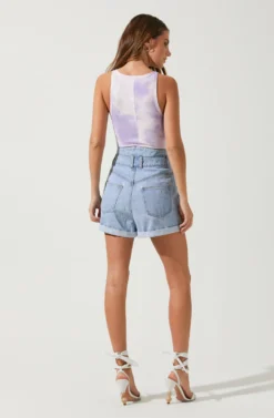Davina Denim Shorts -Larana Style Shop ACP7212 LTDENIM 3 scaled
