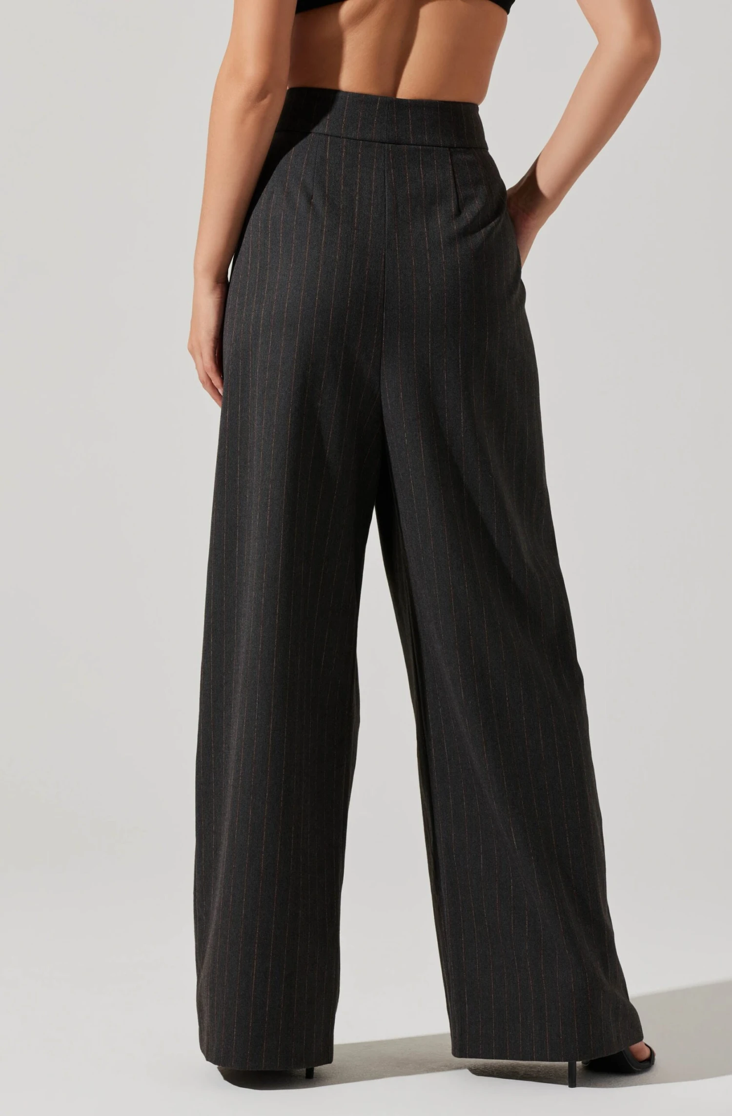 Boyfriend Pleated Criss-Cross Waist Pants 4 Boyfriend Pleated Criss-Cross Waist Pants - Image 4