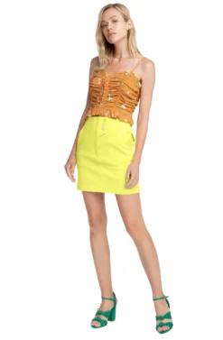 Wallace Mini Skirt -Larana Style Shop ACS9018 LEMON DROP YELLOW 1 0564e601 2851 422e b5f3 8406170151ef scaled