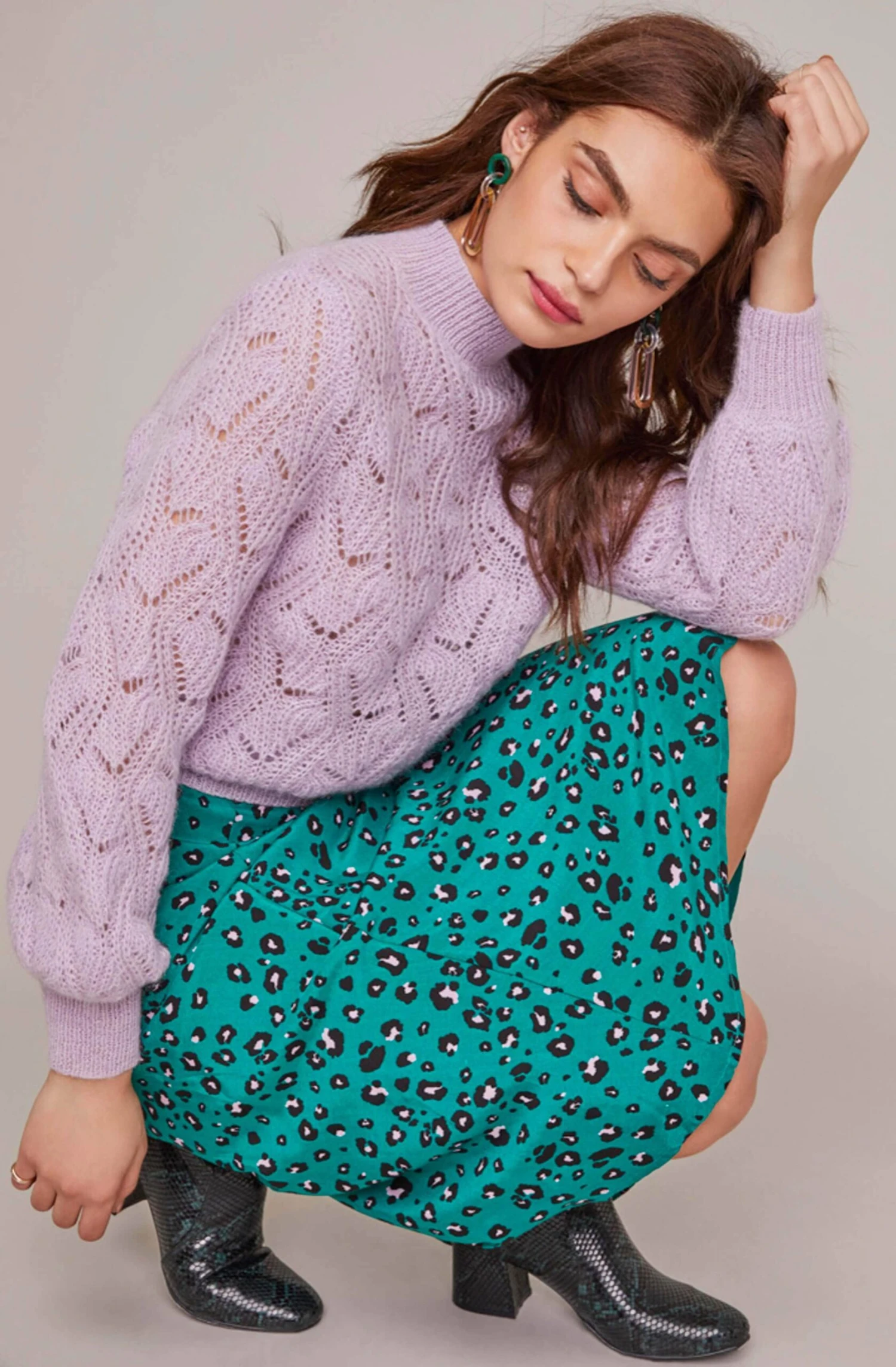 Pamela Leopard Midi Skirt 2 Pamela Leopard Midi Skirt - Image 2