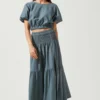 Perfect Oasis Tiered Midi Skirt